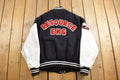 Vintage 1990s Resource Eng Leather Varsity Jacket