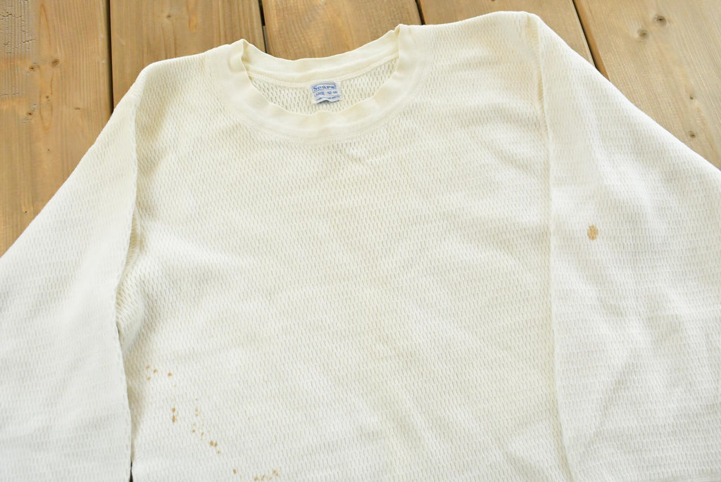 Vintage 1960s Sears Thermal Undershirt Mens S
