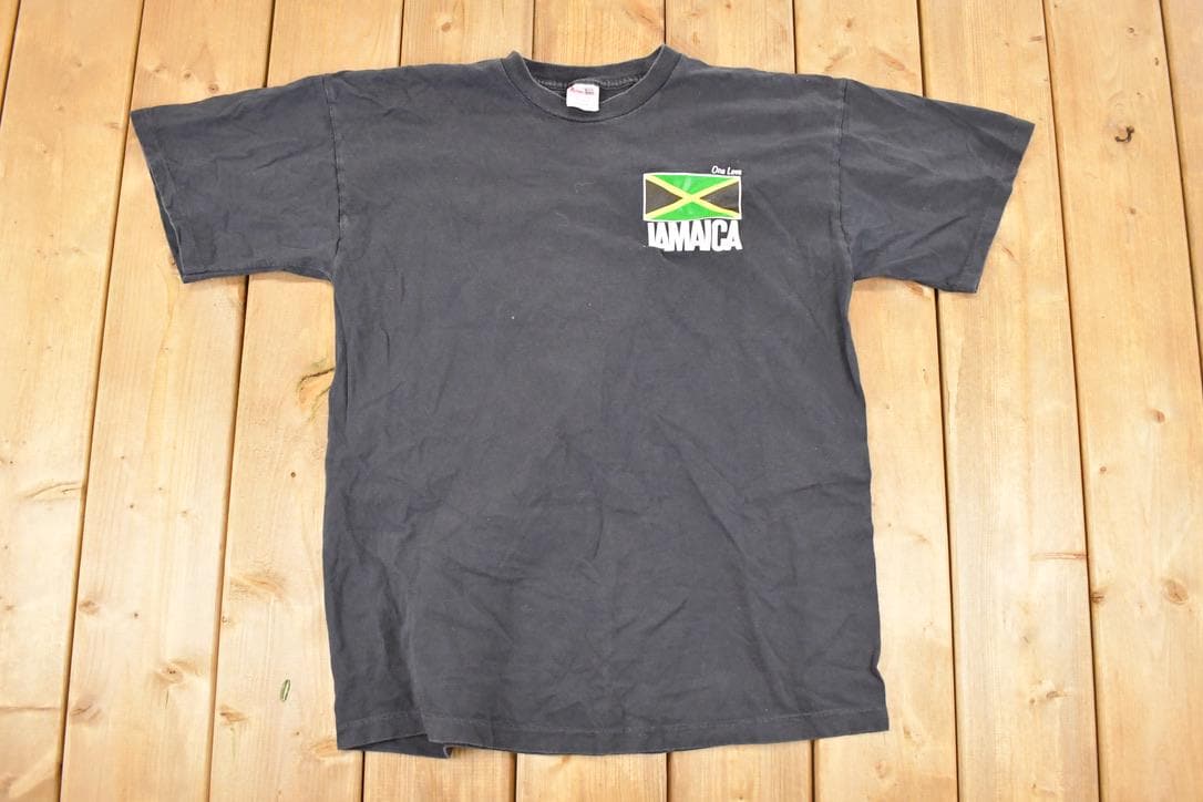 Vintage 1990s Jamaica One Love Souvenir T-Shirt Men's L