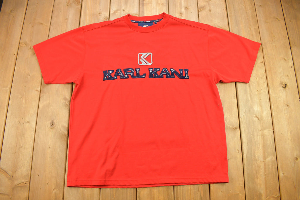 Vintage 1990s Karl Kani Applique Logo T Shirt
