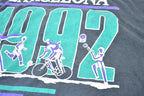 Vintage 1992 Barcelona Olympics Souvenir T-Shirt Mens L
