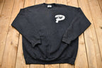 Vintage 1990s Palatine Panthers Baseball Crewneck Sweatshirt