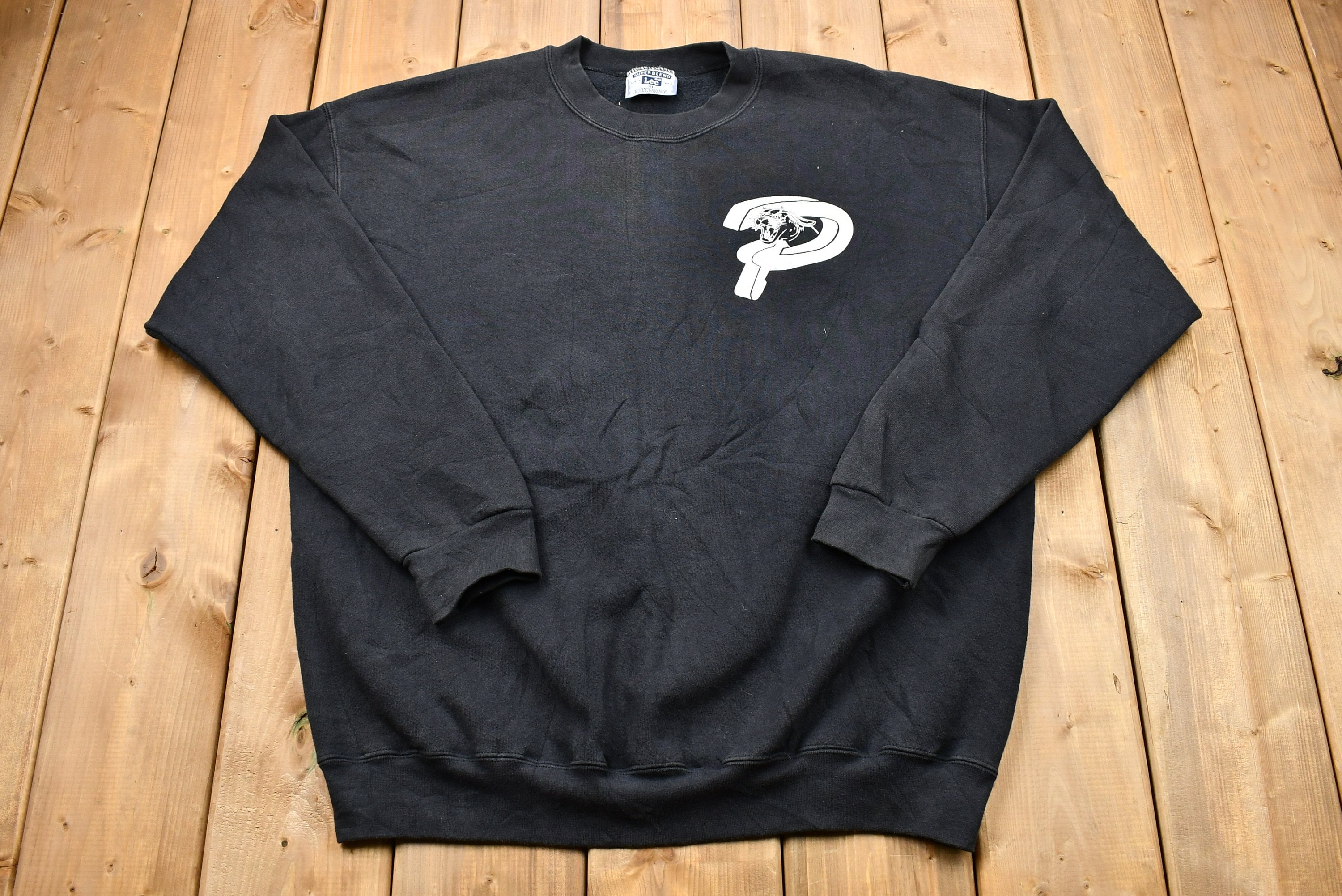 Vintage 1990s Palatine Panthers Baseball Crewneck Sweatshirt