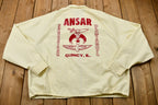 Vintage 1980s Ansar Shrine Club Windbreaker Jacket , Shriners, Athletic Spring Summer Sportswear , Quincy IL , Athleisure