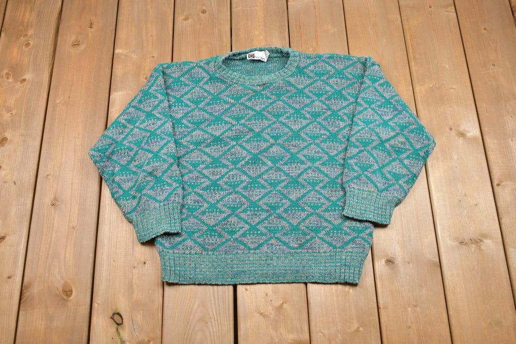 Vintage Knitted Office Hours Sweater