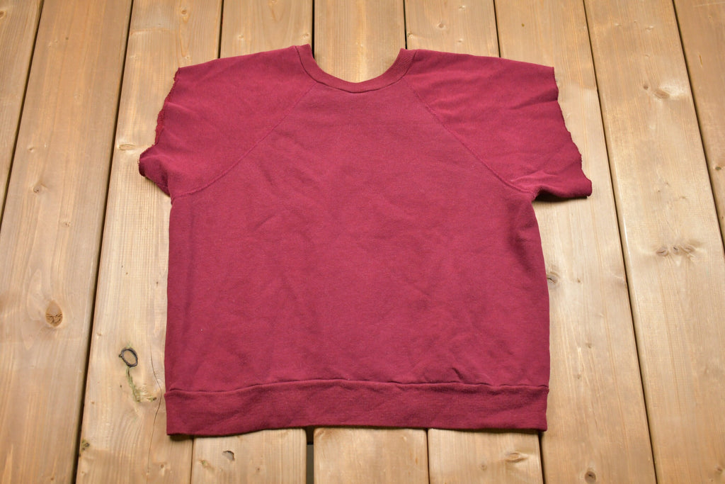 Vintage 1990s Ripped Sleeves Horse Crewneck Sweatshirt