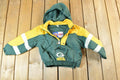 Vintage 1990s Youth Green Bay Packers Pullover NFL Football Jacket