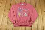 Vintage 1990s Alfred Dunner Cute Embroidered Crewneck