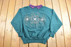 Vintage 1990s Cute Floral Crewneck /