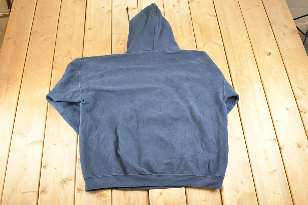 Vintage 1990s Notre Dame Hoodie Sweatshirt Men's L / NCAA College Spell out / 90s Heavyweight Collegiate Sweater
