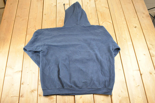 Vintage 1990s Notre Dame Hoodie Sweatshirt Men's L / NCAA College Spell out / 90s Heavyweight Collegiate Sweater