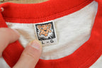 Vintage 1990s Fire Fighters Club Ringer T-Shirt Mens L