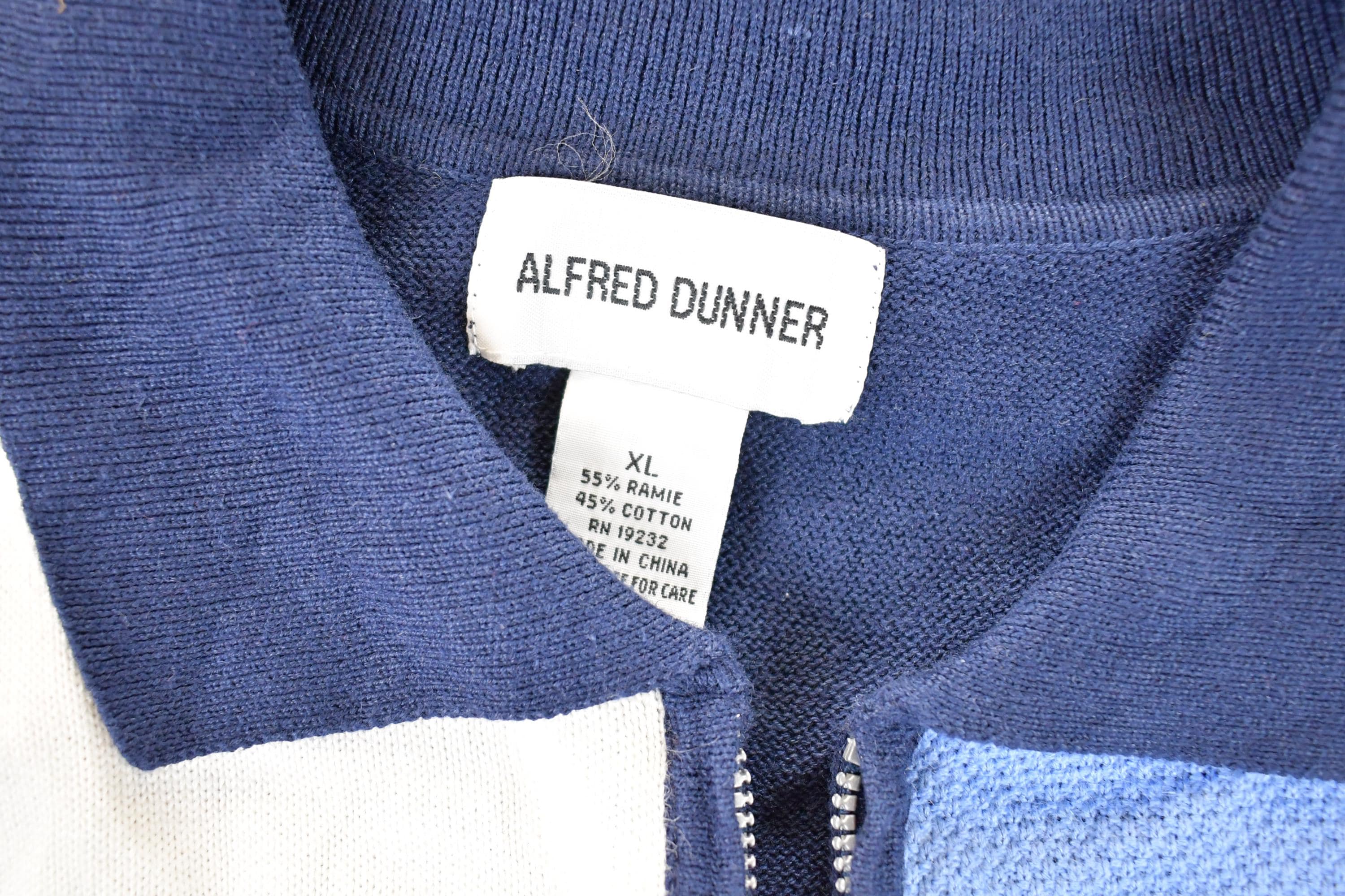 Vintage 1990s Alfred Dunner Nautical Theme Boating Knit Crewneck Sweater Mens M