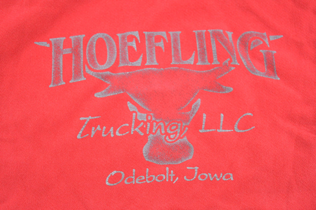 Vintage Champion Reverse Weave Hoefling Trucking Hoodie