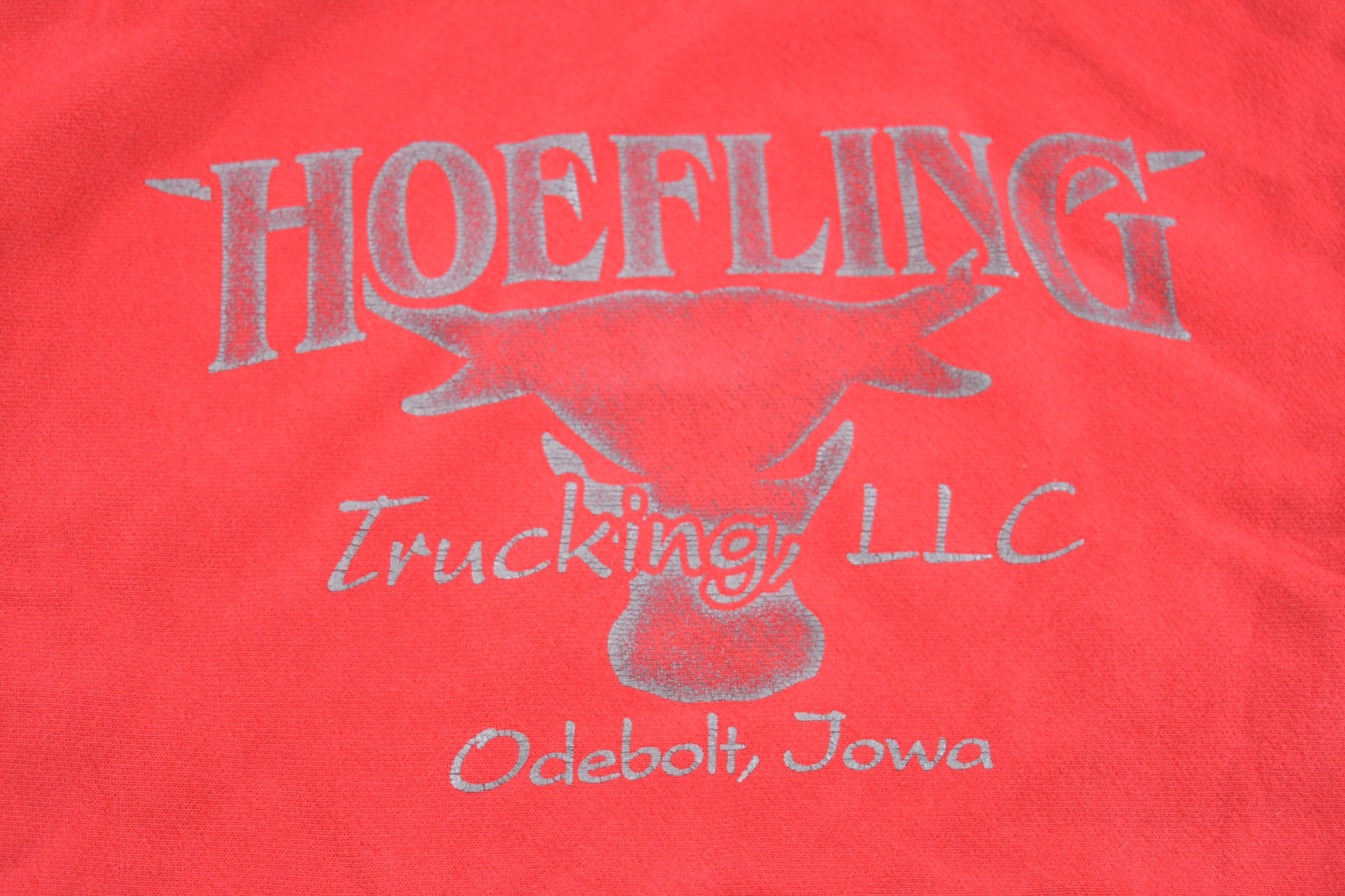 Vintage Champion Reverse Weave Hoefling Trucking Hoodie