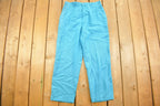 Vintage 1990's Blue Orvis Summer Pants 30-32 x 27.5