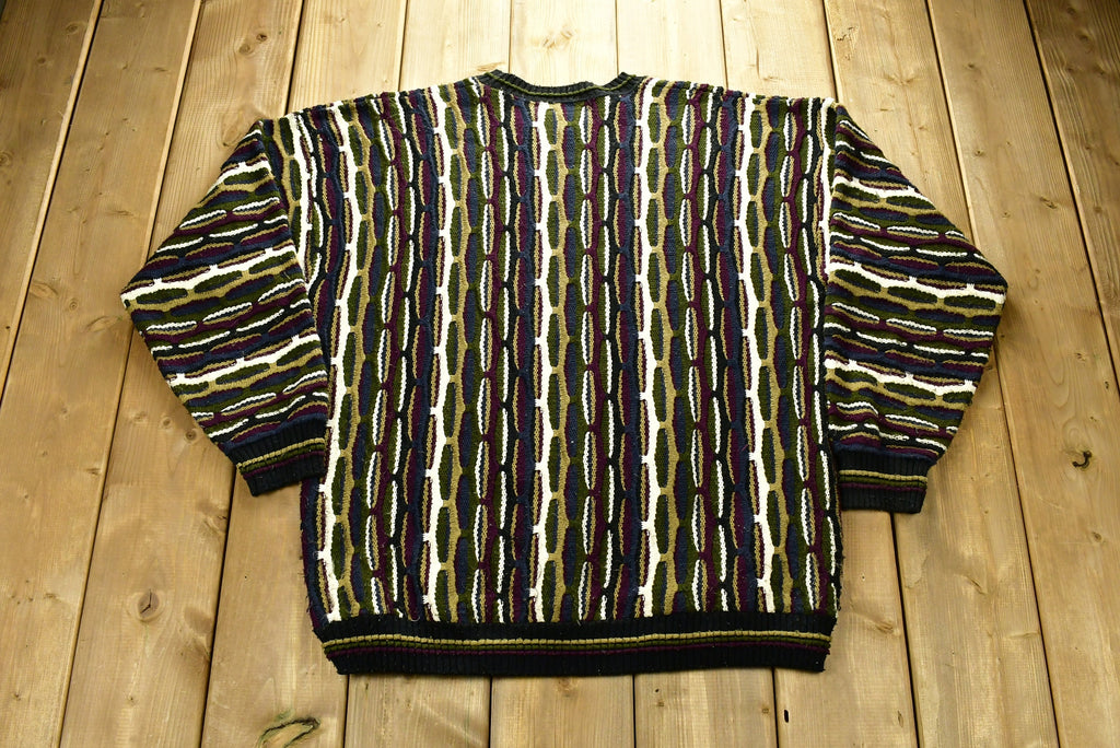 Vintage 1990s Protege 3D Cable Knit Sweater
