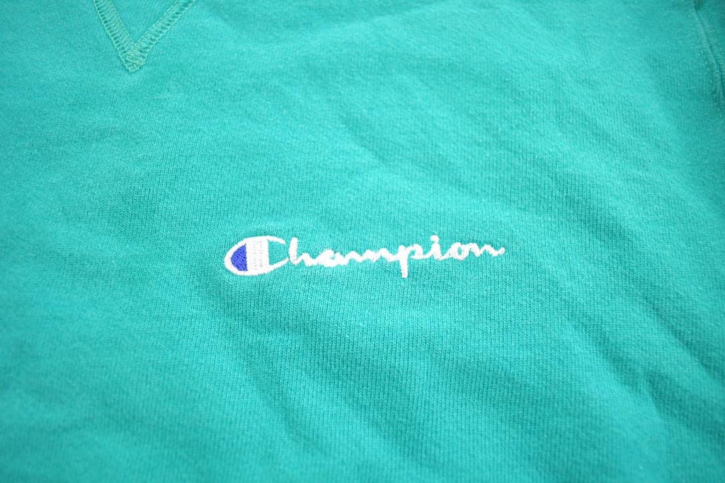 Vintage 1990s Champion Reverse Weave Embroidered Crewneck Sweatshirt Made In USA