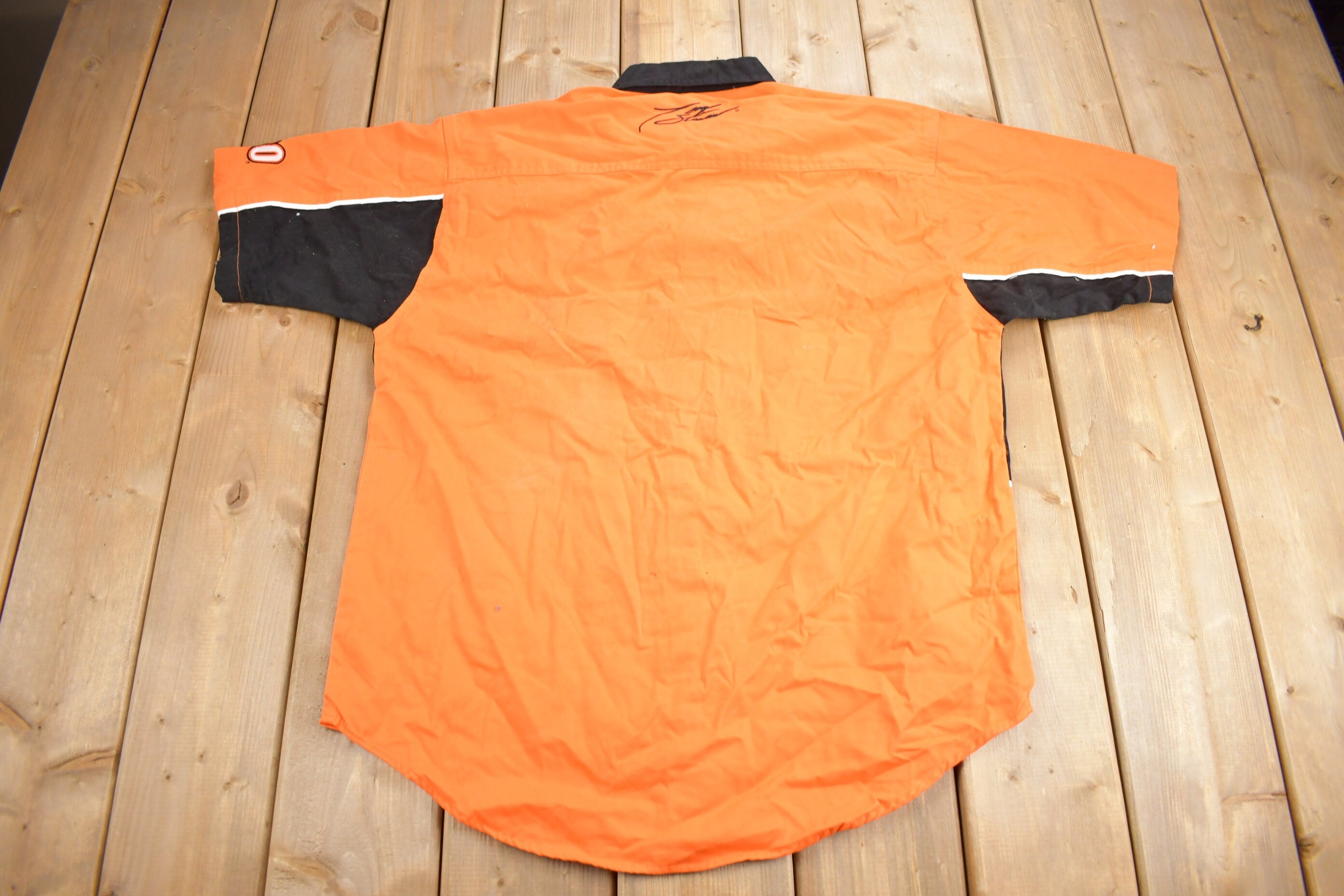 Vintage 2002 Deadstock Tony Stewart Home Depot NASCAR Pit Crew Shirt