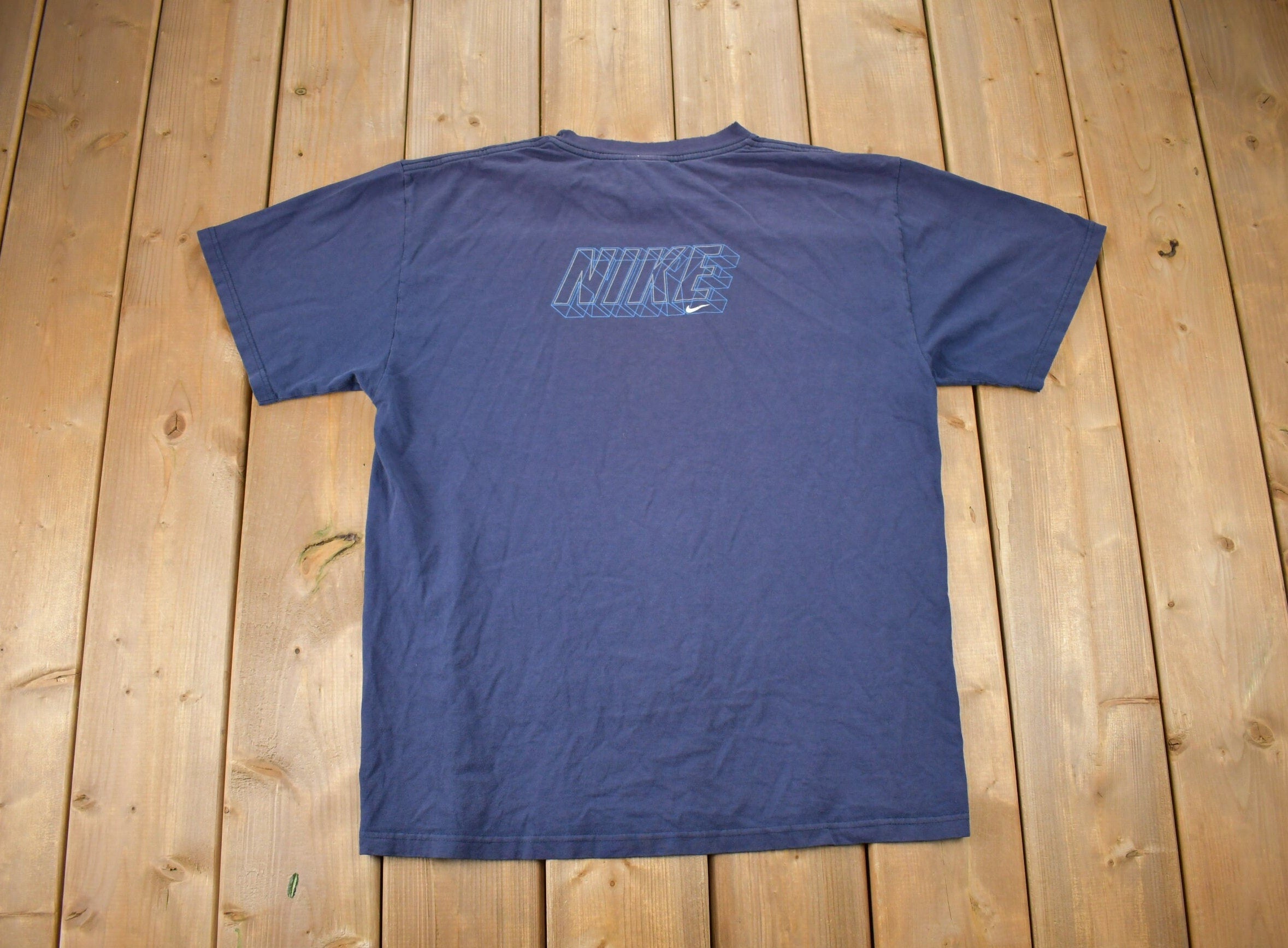 Vintage 1990s Nike Graphic Mini Swoosh T-Shirt