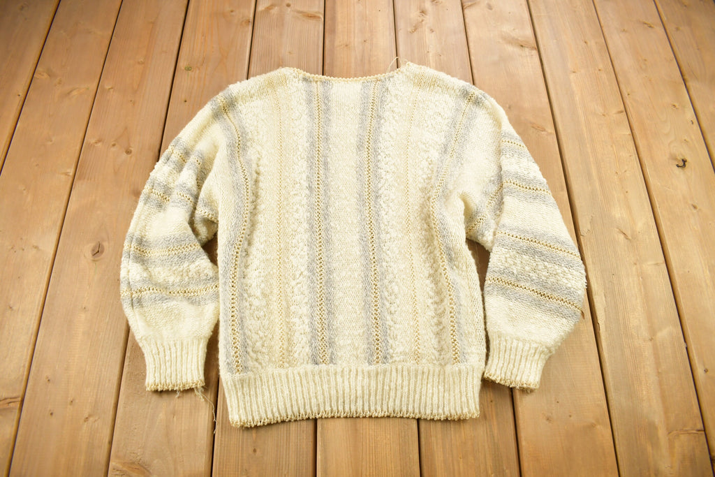 Vintage 1990s W.M Allen Knitted Women's Crewneck Sweater