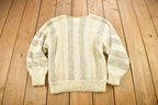 Vintage 1990s W.M Allen Knitted Women's Crewneck Sweater