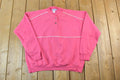 Vintage 1990s Oak Bay Quarter Button Souvenir Crewneck Sweatshirt