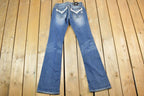 Vintage Y2K Miss Me Bedazzled Low Rise Jeans Size 26x31