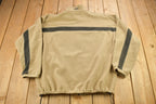 Vintage 1990s Helly Hansen Cream Fleece Zip Up Sweater