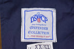 Vintage 1990s DSCP Defender Navy Blue Trench Coat  Heavy Trench  Full Length Jacket  Streetwear
