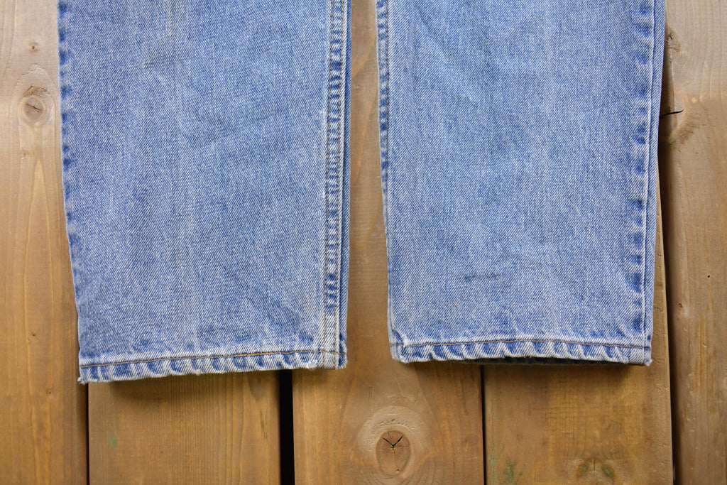 Vintage 1990s Levi's 555 Tab Red Jeans Size 32 x 31
