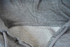 Vintage 1990s Russell Full Zip Blank Grey Hoodie Sweatshirt