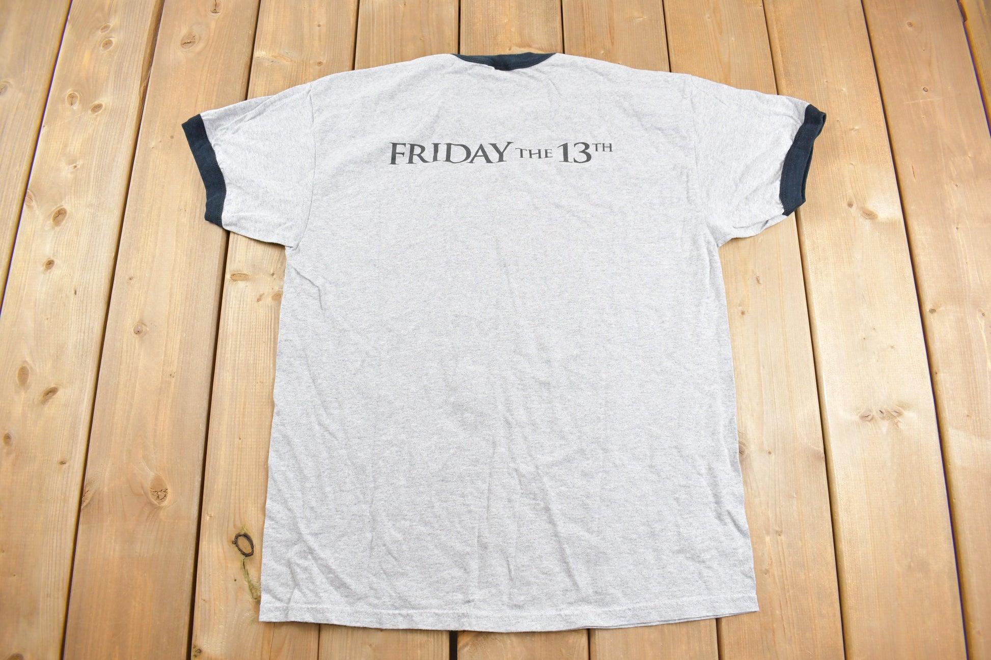 Vintage 1990s Friday The 13th Camp Crystal Lake Movie Promo T-shirt