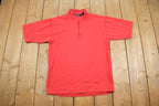 Vintage 1990s Ebtex Eddie Bauer Zip Up T Shirt