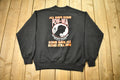 Vintage 1990s POW MIA National League Of Families Crewneck Sweatshirt