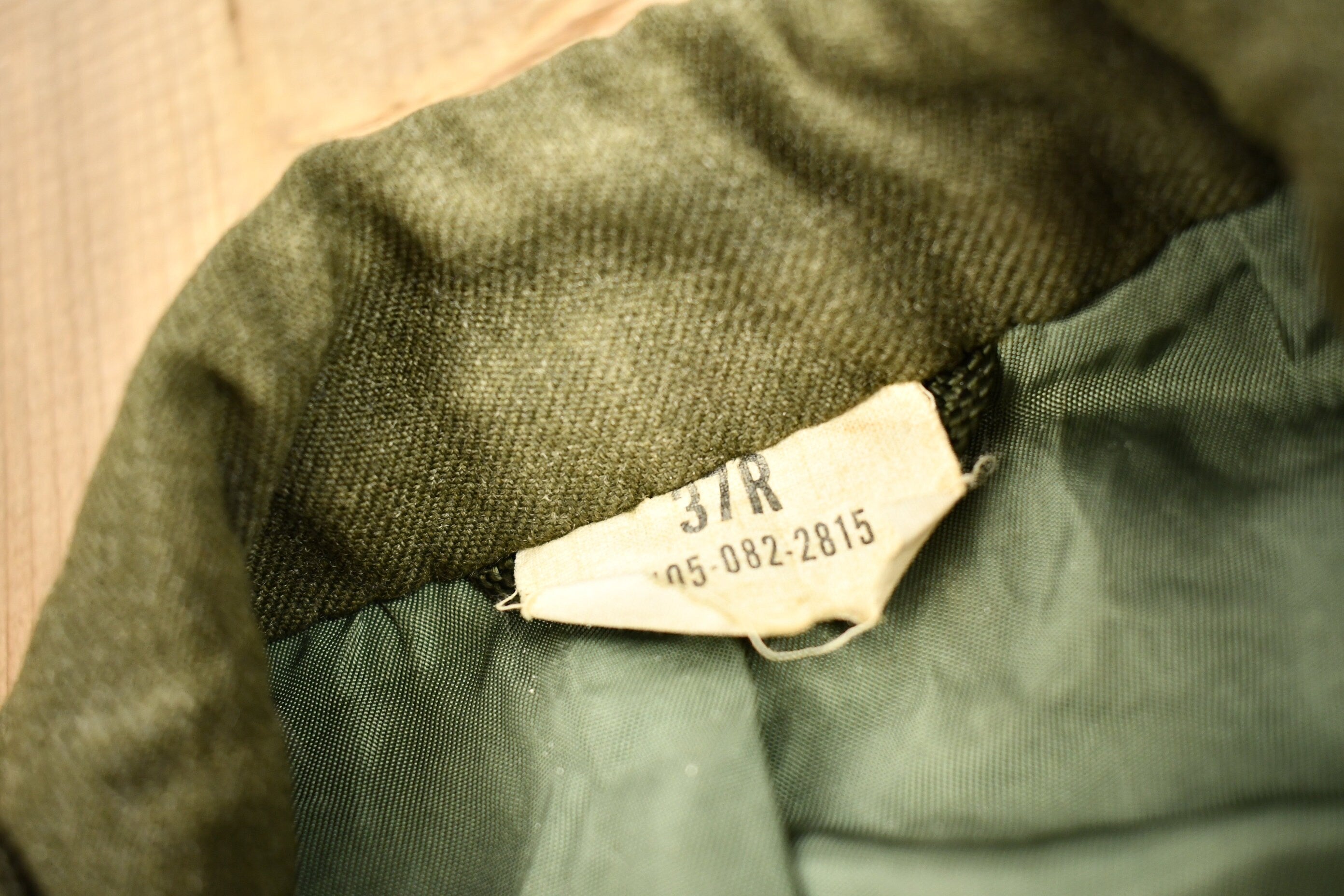 Vintage 1982 Army Military Button Up Blazer Jacket