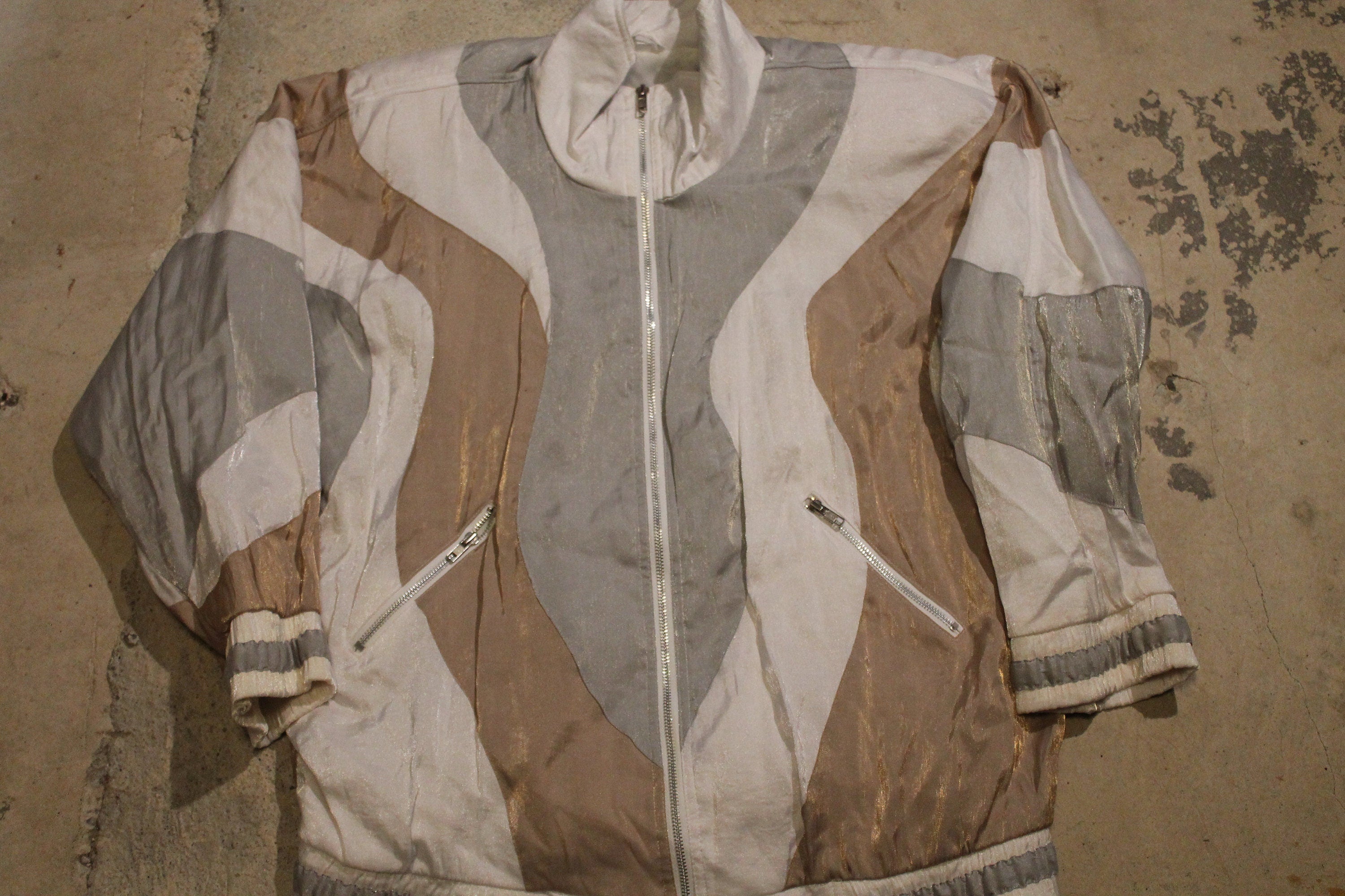 Vintage 1990s Color Block Windbreaker