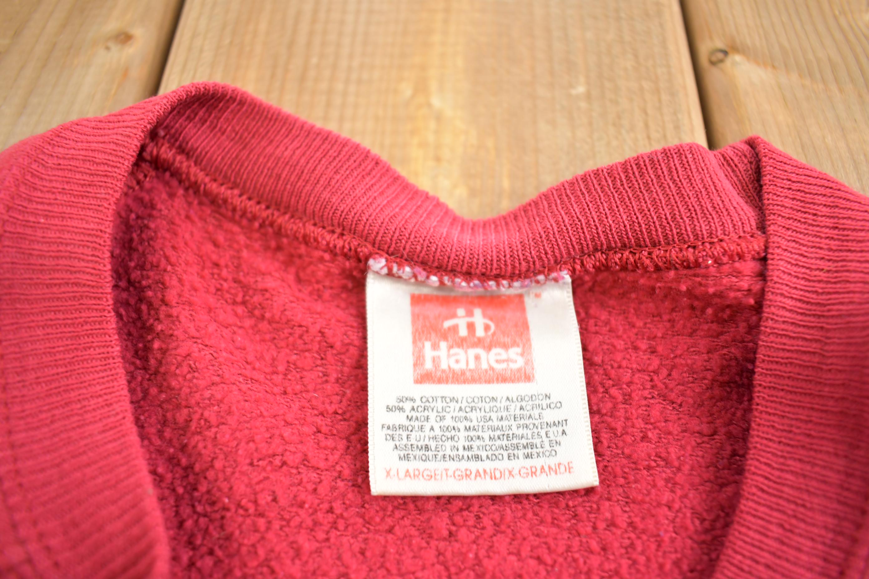 Vintage 1990s Blank Hanes Crewneck Sweatshirt Made In USA
