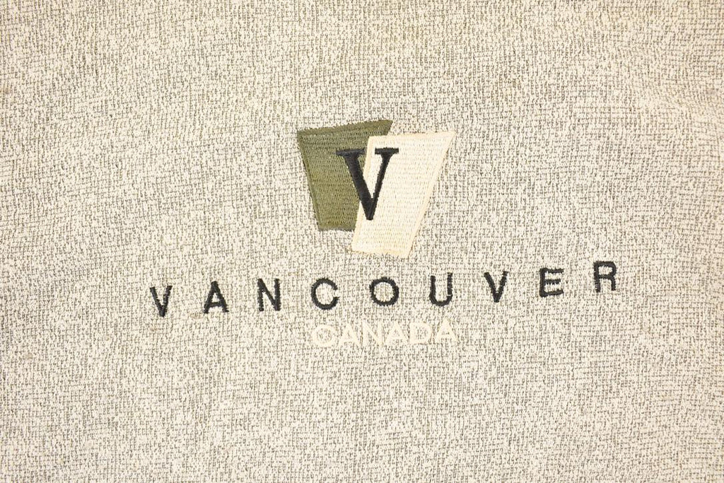 Vintage 1990s Vancouver Canada Embroidered Crewneck Sweatshirt Men's L