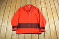 Vintage 1980s Woolrich Wool Henley Sweater Men's Medium