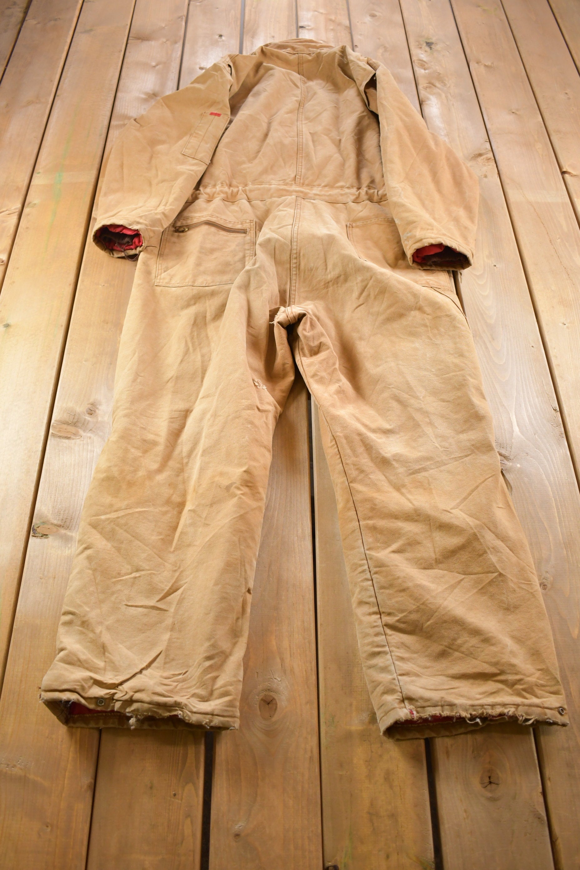 Vintage 1980s Big Smith Jumpsuit Size 46 Short