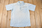 Vintage 1980s Blue Comet M.C. Skippack Quarter Button Polo Shirt Size Small