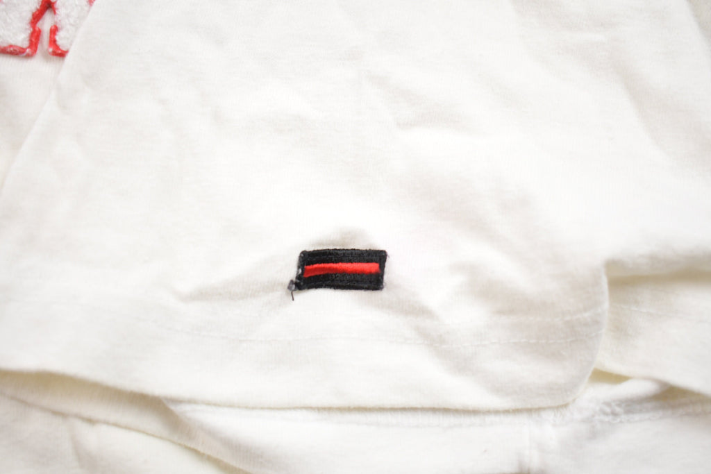 Vintage 1990s FUBU.CO.XC11 Fuzzy Embroidered Lettering T-Shirt