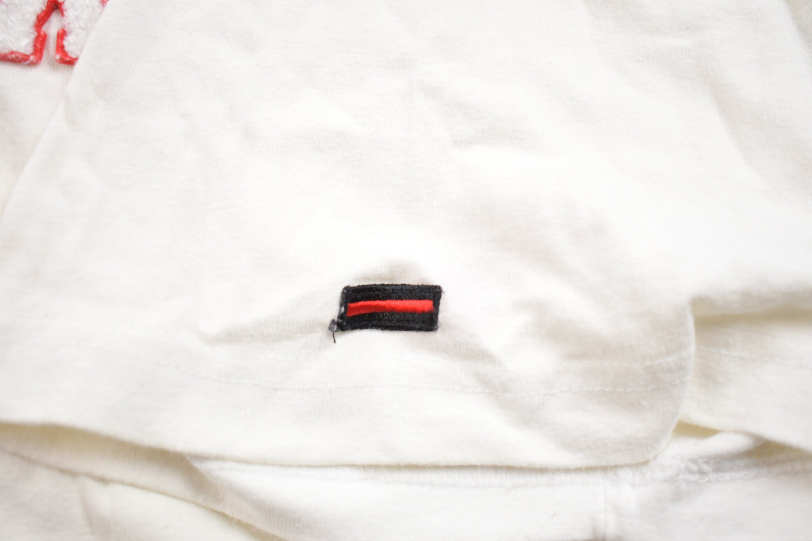 Vintage 1990s FUBU.CO.XC11 Fuzzy Embroidered Lettering T-Shirt
