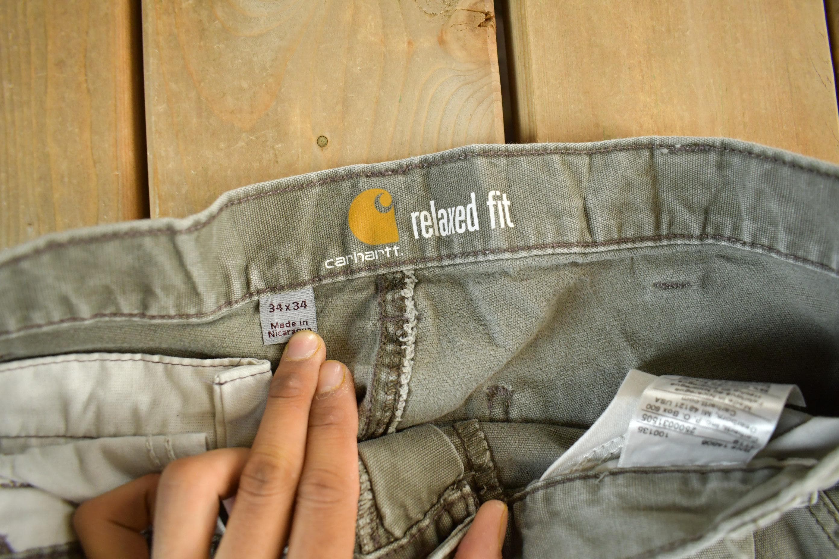 Vintage 2000s Carhartt Double Knee Work Pants Adult 34 x 34