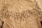 Vintage 1960s Excelled Genuine Leather Western Fringe Jacket