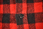 Vintage 1980s LL Bean Buffalo Plaid Wool Button Up Shirt