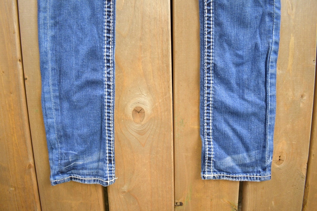 Vintage 2000s Rock Revival Skinny Jeans Size 24x32