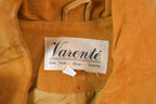 Vintage 1980s Varente Women's Full Length Leather Suade Trench Coat