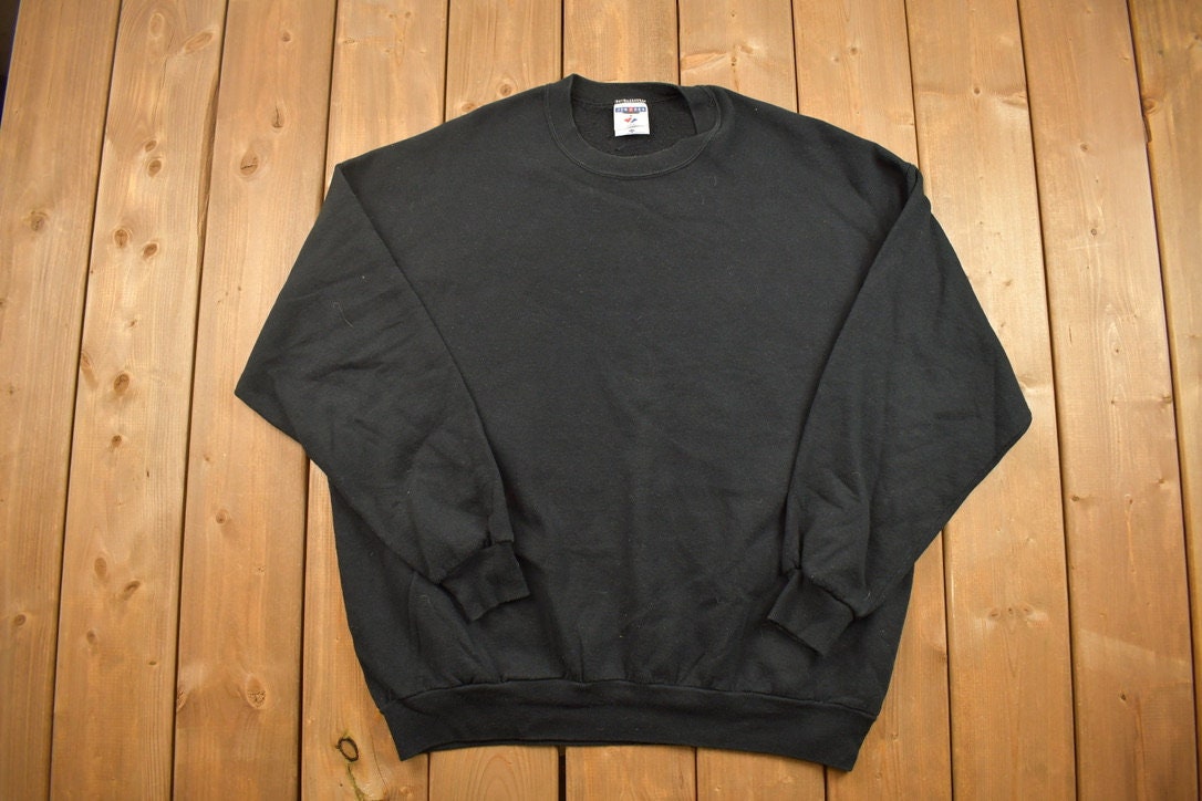 Vintage 1990s Jerzees Blank Crewneck Sweatshirt